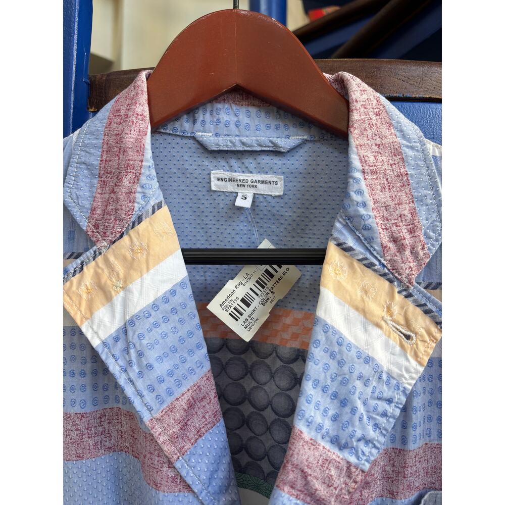 Engineered Garments Lab Shirt Patchwork Size S - image 3
